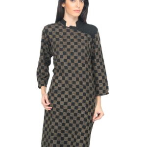 Fabindia Women Black Kantha Kurta