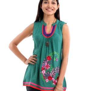 Fusion Beats Women Teal Top