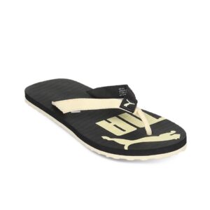 Puma Unisex Miami II Black Cream Flip Flop