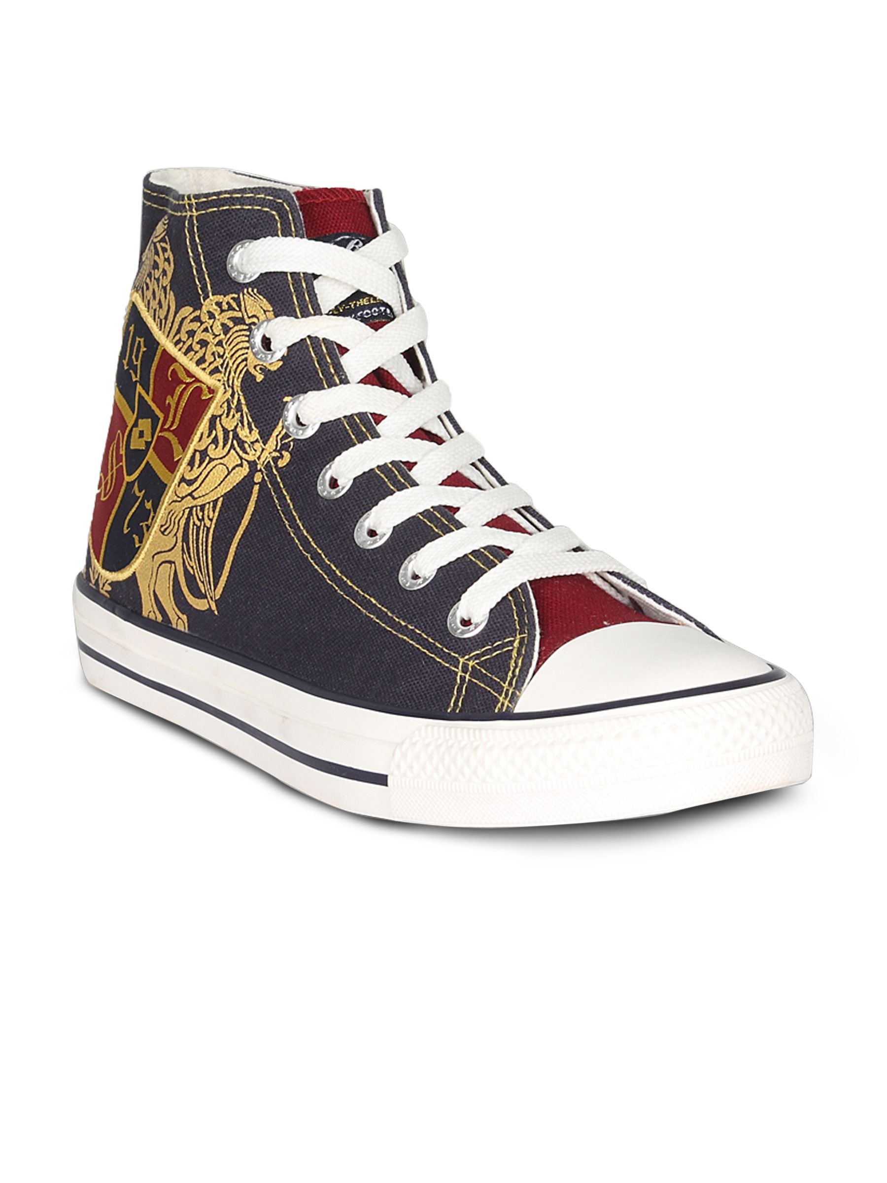 Lotto Unisex Canvas Navy Blue Shoe