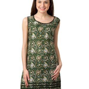 Alma Women Green Kurta