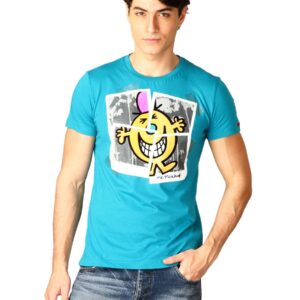 Mr.Men Men's Teal Grey T-shirt