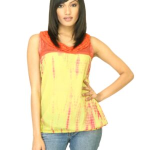 Mother Earth Women Printed Yellow Top