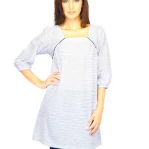 W Women Printed White Kurtis