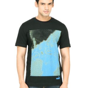 Puma Men Ghetto Halftone Black T-shirt