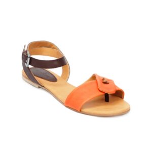 Enroute Women Orange Flats