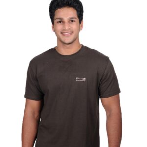 Solognac Men Chocolate Brown  T-shirt