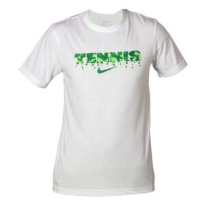 Nike Men Printed Tennis White T-shirt
