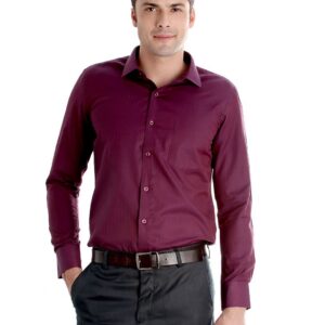John Miller Men Purple Shirt