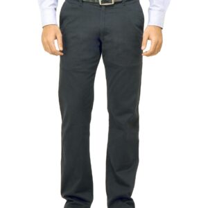 Highlander Men Solid Navy Blue Trouser