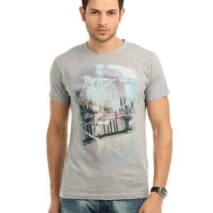 Jack & Jones Men Grey T-shirt