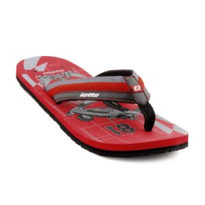 Lotto Men Racing Red Slippers