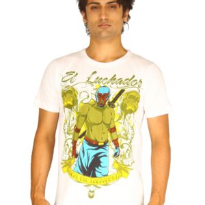 Guerrilla Men's Luchador White T-shirt