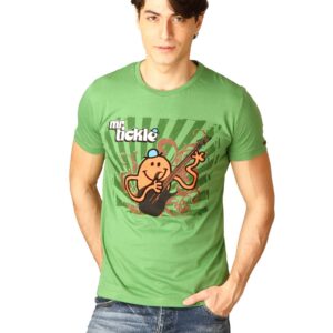 Mr.Men Men's Green Black T-shirt