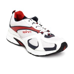Spinn Men Bounce White Sports Shoes