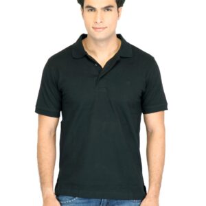 Facit Men Polo Tee Black Tshirt