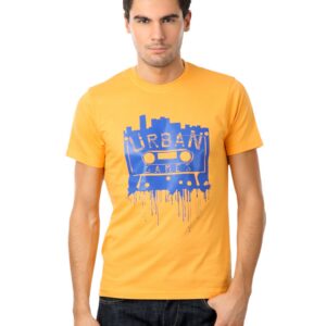 Myntra Men Orange Urban Games T-shirt