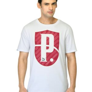 Puma Men Graphic White T-shirt