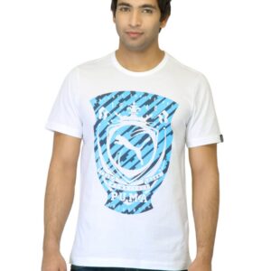 Puma Men Graphic White T-shirt
