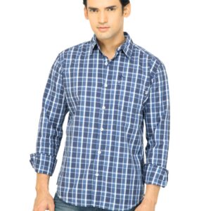 Highlander Men Check Blue Shirt
