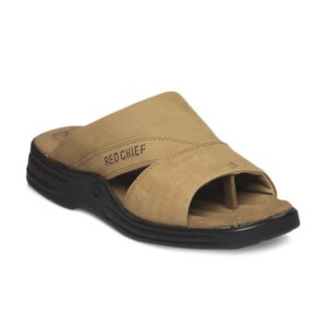 Red Chief Men Khaki Sandals