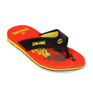 Spalding Men Red Flip Flops