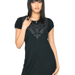 Scullers For Her Women Fashion Summer Black Tunics