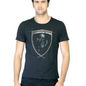 Puma Men Black Ferrari Logo T-Shirt