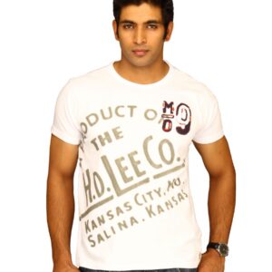 Lee Men's Slash White T-shirt