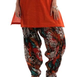 Shree Women Red & Black Patiala