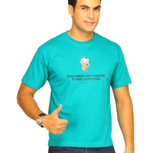 Tantra Men's Budwiser Aqua Green T-shirt