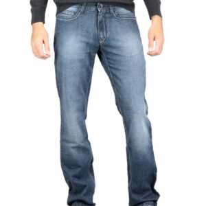 Locomotive Men Washed Blue Jeans