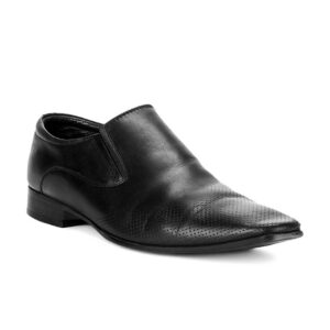 Franco Leone Men Black Formal Shoes