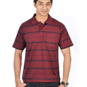 Classic Polo Men Ikon Maroon Polo Tshirts