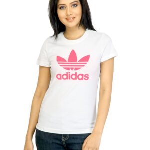 ADIDAS Originals Women Trefoil White Tshirt