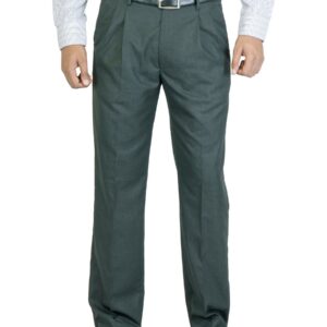 Arrow Men Charcoal Solid Trousers
