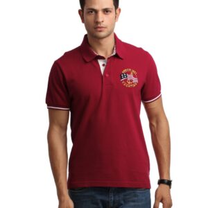 Arrow Sport Men Red T-shirt