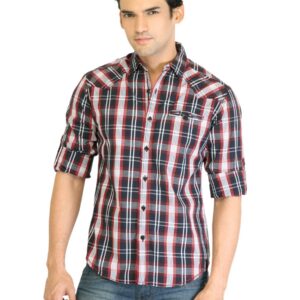 Locomotive Men Check Red Shirt