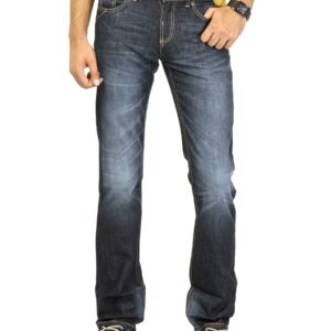 United Colors of Benetton Men Washed Blue Jeans