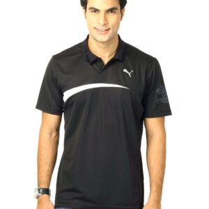 Puma Men Black Polo Tshirts