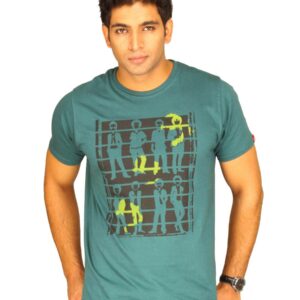 Probase Men's Musical figures Green T-shirt