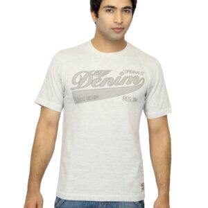 Locomotive Men Printed Grey T-shirt