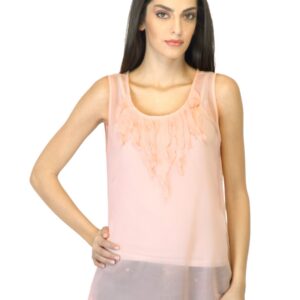 United Colors of Benetton Women Peach Top