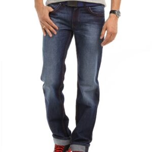 Peter England Men Navy Blue Jeans