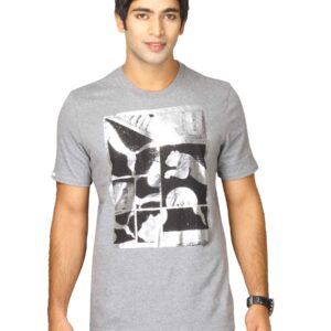 Puma Men's Graphic Optic Grey T-shirt