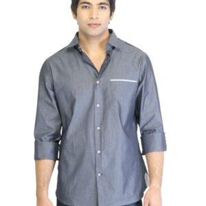 United Colors Of Benetton Men Grey Shirt