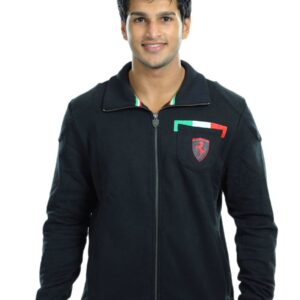 Puma Men Ferrari Black Fleece Jacket