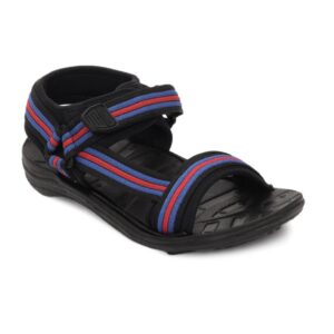 Gliders Men Black Fighter Sandals