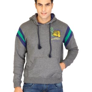 Spykar Men Solid Grey Sweatshirts