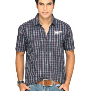 s.Oliver Men White Red Checks Shirt